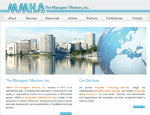 Tablet Screenshot of mentors-mmha.com